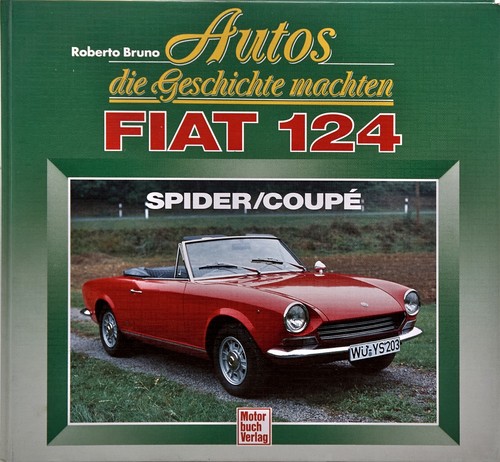 Fiat 124 spider coupe - coupe, book
