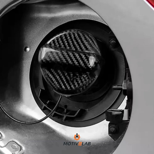 Cover carbonio tappo benzina - carbonio,