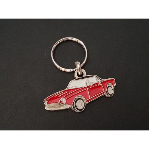 Portachiavi profilo fiat 124 - portachiavi,