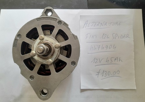 Alternatore fiat 124 spider - 124,