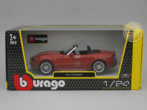 Fiat 124 spider burago 1 - fiat, 1:24